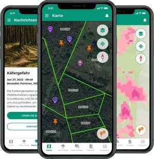 Funktionen von Woodsapp